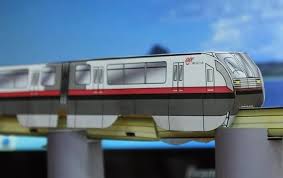 Okinawa City Monorail Paper Model By Yui Rail Japan Paper Models Okinawa Model