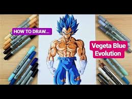 It's still a mix of god ki and super saiyan ki, just a bit more. How To Draw Vegeta Ssj Blue Evolution Step By Step Tutorial Ø¯ÛŒØ¯Ø¦Ùˆ Dideo
