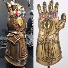Thanos Infinity Gauntlet Glove Totally Superhero In 2020 Thanos Infinity Gauntlet Gauntlet Gloves Halloween Party Props