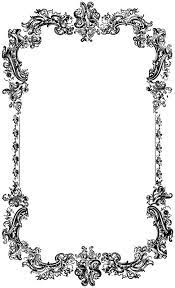 Decorative Vintage Border Clip Art Image Clip Art Borders Clip Art Vintage Vintage Border
