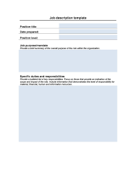 Check spelling or type a new query. 47 Job Description Templates Examples á… Templatelab