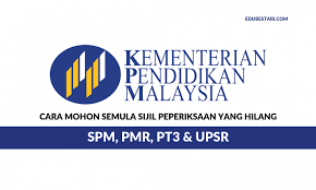 Sebagai latihan dan gambaran tes seleksi nanti. Sijil Peperiksaan Spm Pmr Pt3 Atau Upsr Hilang Ini Cara Untuk Anda Mohon Semula Edu Bestari