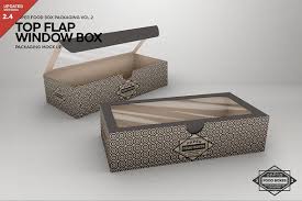 Including multiple different psd mockup templates like cardboard box, cosmetics, coffee cup/mug, shopping bag, car and van mockups. Top Flap Window Box Packaging Mockup Packaging Mockup Food Box Packaging Free Packaging Mockup
