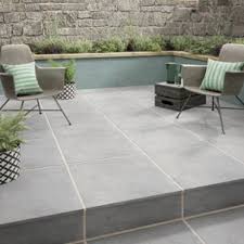 Wickes Al Fresco Grey Indoor Outdoor Porcelain Floor Tile 610 X 610mm Outdoor Tile Patio Patio Tiles Patio Flooring