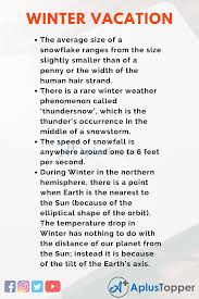 Summer vacation word search with answer key by the education warehouse. Winter Vacation Essay Essay On Winter Vacation For Students And Children In English A Plus Topper