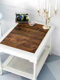 Trash To Treasure Replace A Glass Table Top Lovely Etc End Table Makeover Farmhouse End Tables Furniture