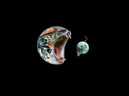 Earth Eat Moon Funny Wallpaper Pictures Funny Wallpaper Graphic Artist