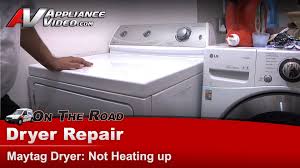 Disconnect all connecting wires and check for continuity across when the dryer heats up, it will open, breaking electrical contact to the dryer's heat source and allowing the drum temperature to drop slightly. Maytag Mde308dqyw Dryer Diagnostic Not Heating Up Appliance Video