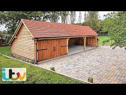 Orangery conservatory pergola and gazebo in oak. Building A Timber Framed Garage On Tv Youtube