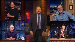 The tonight show starring jimmyfallon, weeknights 11:35/10:35c on nbc. How Colbert Corden Fallon Kimmel Meyers Returned To The Studio Deadline