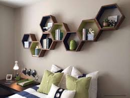 15 Amazing Hexagon Shelf Ideas Geometric Shelves Floating Shelves Living Room Honeycomb Shelves