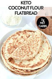 Keto Coconut Flour Flatbread Low Carb Breakfast Recipes Healthy Low Carb Recipes Easy Low Carb Snacks