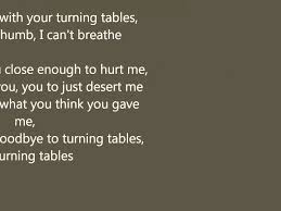 Adele Turning Tables With Lyrics Youtube Adele Turning Tables Lyrics Adele Songs Slow Songs
