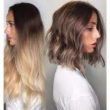 Mind Blowing Hair Transformation Before After Photos Gallery Short Hair Balayage Balayage Brunette Hair Transformation