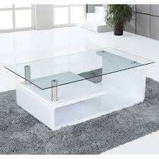 Jason Glass Coffee Table In Gloss White 5180 11 Sofa Table Design Glass Coffee Table Coffee Table