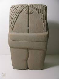 This sculpture is considered the first modern sculpture of the twentieth century. Constantin Brancusi The Kiss Sculpture Reproduction Art 133826762