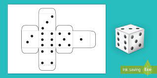 All players must agree on the list to use. Dice Template Printable Dice Spinner Twinkl Primary