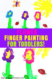Read through the tips and techniques and then try your hand at these beautiful floral designs. Flower Finger Painting For Toddlers Keep Calm And Mommy On