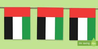 Go here right now to print flags of the united arab emirates, country maps, coloring pages, and more. Uae Flag Display Bunting Teacher Made