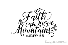 Faith can move mountains wall decal bible verse quote matthew 17:20 wall sticker scripture wall decor brand: Stickers Labels Tags Faith Can Move Mountains Hand Lettered Sticker Paper Party Supplies