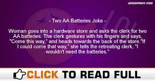Two Aa Batteries Joke Pinoy Jokes