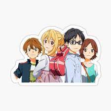 Your Lie In April Sticker By Cookiestyle Redbubble