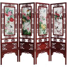 This carved mango wood divider is 6 feet tall, 60 inches long, and outfitted with three panels. Chinese Style Room Divider Double Wooden Folding Screen Handmade Embroidery Rosewood China Suzhou Embroidery And Chinese Embroidery Price Made In China Com