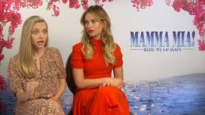 Wearing ss18's modern check pieces, the british actress talks nearly missing out on mamma mia! Lily James Reveals The Mamma Mia Dances Each Took A Week To Film Metro News