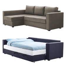 1) buy two ikea manstad sofabeds in matching colour (the later ones which allow the chaise longue to be positioned either end). Manstad Sofa Bed With Storage From Ikea Sofa Bed With Storage Ikea Living Room Murphy Bed Ikea