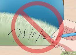 For example, an acrylic painting can be signed with some thinned acrylic paint and a script liner brush. How To Sign A Painting 10 Steps With Pictures Wikihow