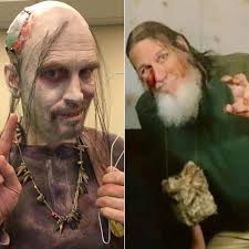 Meeting Texas Chainsaw Massacre brothers for autograph and photo