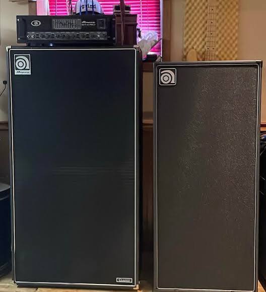 Ampeg VB88-8x8 bass cabinet review and comparison