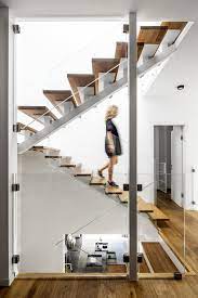 For stairs to the second floor, one to three flights of stairs can be built. 5 Modern Homes With Sophisticated Stairways Dwell