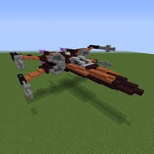 Inspired by the movie props from a new hope and the empire strikes back! Resistance X Wing Poe S X Wing Blueprints For Minecraft Houses Castles Towers And More Grabcraft