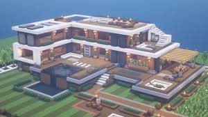 One of the things that make this map special is the layout and overall arrangement of the apartments. Minecraft Large Modern House Tutorial Architecture Build 12 Trend Fool