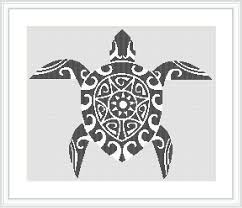 Black And White Silhouette Cross Stitch Patterns Turtle In Abstract Cross Stitch Pattern Black And White Modern Beautiful Cross Stitch Silhouette Cross Stitch Art Modern Cross Stitch