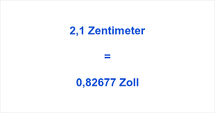 2.1 cm in Zoll | 2.1 cm in Inches Umrechnen | 2.1 cm in ″