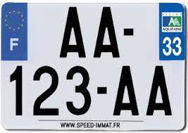 Si la remorque possède une charge autorisée inférieure à 500 kg, il faut l'équiper. Plaques D Immatriculation 4x4 Utilitaire Remorque Speedimmat