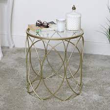 Shop swirl glass coffee table at bellacor. Champagne Gold Swirl Occasional Table