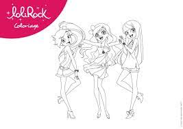 Escoge tu favorito y coloréalos utilizando los distintos colores. Magic Lolirock New Lolirock Coloring Page