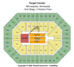 Target Center Tickets And Target Center Seating Charts