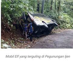 Kerja paksa dan penarikan pajak. Mobil Elf Terguling Di Pegunungan Informasi Banyuwangi Facebook