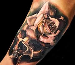 One may get this tattoo to serve as a reminder of an afterlife, or to memorialize a lost loved one. Skull And Rose Tattoo By Kegan Hawkins Post 30181