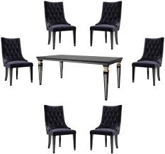 Ships free orders over $39. Casa Padrino Luxury Baroque Dining Set Purple Black Gold 1 Dining Table 6 Dining Chairs Baroque Style Dining Furniture Luxury Quality Noble Splendid