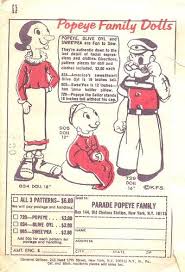 Popeye Pattern Ad Popeye Pattern Stuffed Toys Patterns