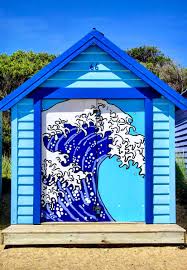 Brighton Beach Melbourne Australia Street Art Mural Art Installation Art
