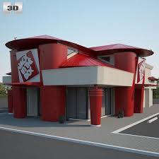 Jack In The Box Restaurant 03 3d Model Ad Box Jack Restaurant Model Jack In The Box 3d Model Restaurant