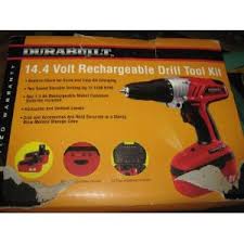 Dowell small homeowner tool set 9 pieces general household small hand tool kit with plastic tool box storage case. Durabuilt 14 4 Volt Rechargeable Drill Tool Kit With Case Power Tools Set