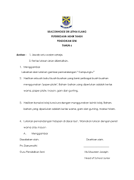 Lukisan pemandangan gunung indah dan hijau. Seni Tahun 2 2017 Pdf