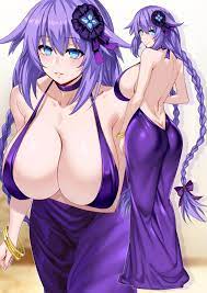 nyamota (noraneko koubou) choujigen game neptune purple heart ass breast  hold dress no bra nopan | #627312 | yande.re